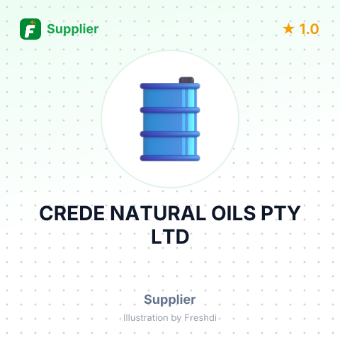 CREDE NATURAL OILS PTY LTD – summary card, no photo uploaded yet