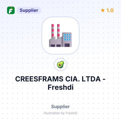 CREESFRAMS CIA. LTDA – summary card, no photo uploaded yet