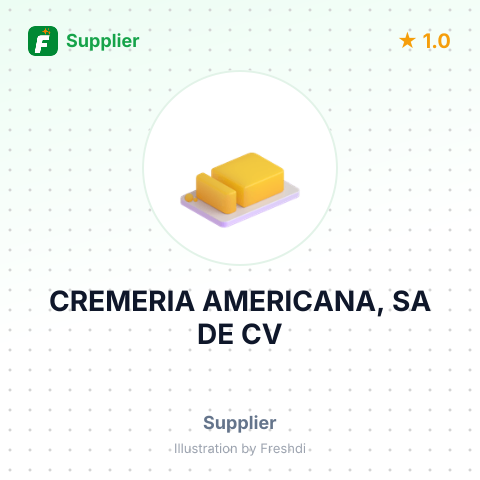 CREMERIA AMERICANA, SA DE CV – summary card, no photo uploaded yet