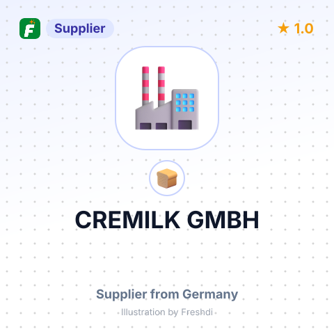 CREMILK GMBH – summary card, no photo uploaded yet