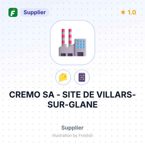 CREMO SA - SITE DE VILLARS-SUR-GLANE – summary card, no photo uploaded yet