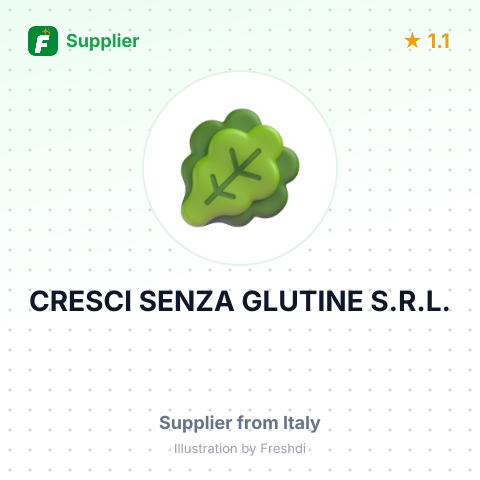 CRESCI SENZA GLUTINE S.R.L. – summary card, no photo uploaded yet
