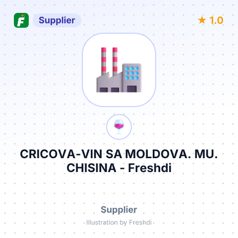 CRICOVA-VIN SA MOLDOVA. MU. CHISINA – summary card, no photo uploaded yet