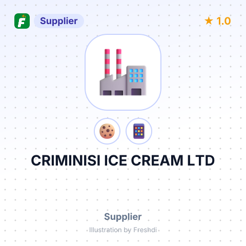 CRIMINISI ICE CREAM LTD – summary card, no photo uploaded yet