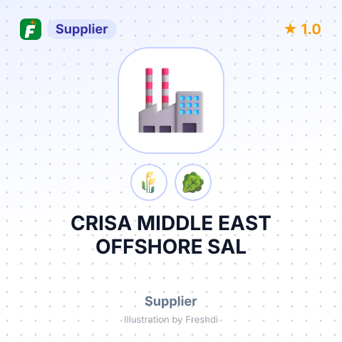 CRISA MIDDLE EAST OFFSHORE SAL – summary card, no photo uploaded yet