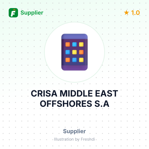 CRISA MIDDLE EAST OFFSHORES S.A – summary card, no photo uploaded yet