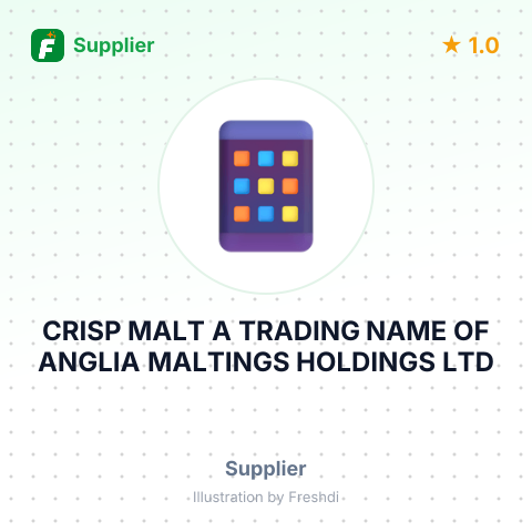 CRISP MALT A TRADING NAME OF ANGLIA MALTINGS HOLDINGS LTD – summary card, no photo uploaded yet
