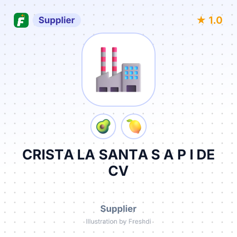 CRISTA LA SANTA S A P I DE CV – summary card, no photo uploaded yet