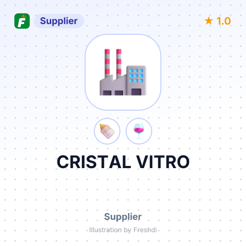 CRISTAL VITRO – summary card, no photo uploaded yet