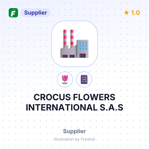 CROCUS FLOWERS INTERNATIONAL S.A.S – summary card, no photo uploaded yet