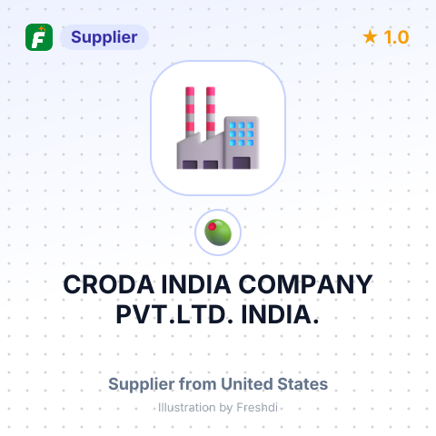 CRODA INDIA COMPANY PVT.LTD. INDIA. – summary card, no photo uploaded yet