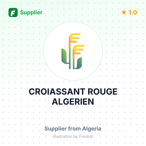 CROIASSANT ROUGE ALGERIEN – summary card, no photo uploaded yet