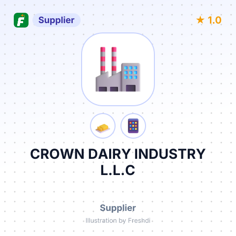 CROWN DAIRY INDUSTRY L.L.C – summary card, no photo uploaded yet