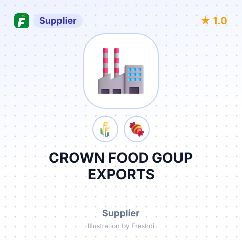 CROWN FOOD GOUP EXPORTS – summary card, no photo uploaded yet