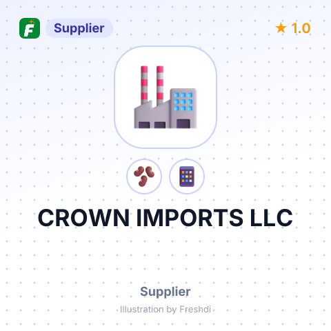 CROWN IMPORTS LLC – summary card, no photo uploaded yet
