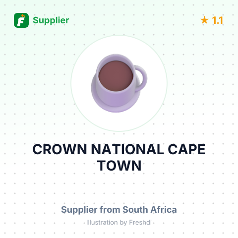 CROWN NATIONAL CAPE TOWN – summary card, no photo uploaded yet