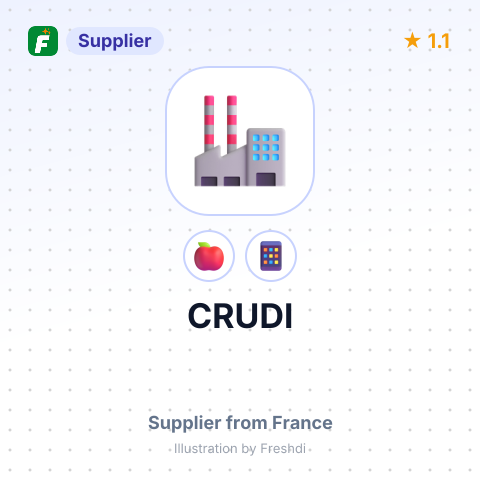CRUDI – summary card, no photo uploaded yet