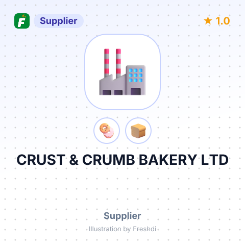 CRUST & CRUMB BAKERY LTD – summary card, no photo uploaded yet