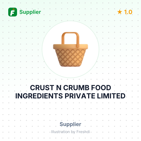 CRUST N CRUMB FOOD INGREDIENTS PRIVATE LIMITED – summary card, no photo uploaded yet