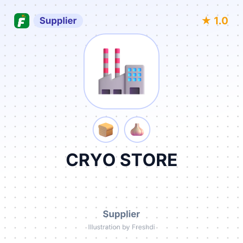 CRYO STORE – summary card, no photo uploaded yet