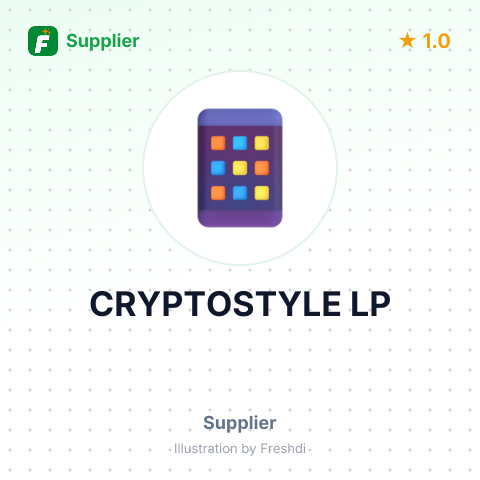 CRYPTOSTYLE LP – summary card, no photo uploaded yet