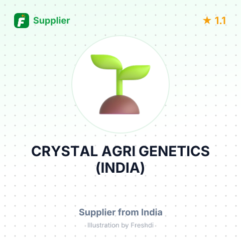 CRYSTAL AGRI GENETICS (INDIA) – summary card, no photo uploaded yet