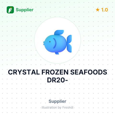 CRYSTAL FROZEN SEAFOODS DR20- – summary card, no photo uploaded yet
