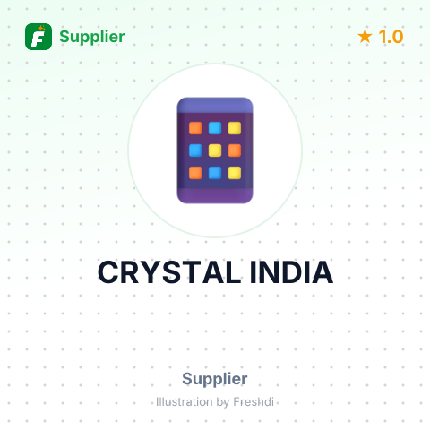 CRYSTAL INDIA – summary card, no photo uploaded yet