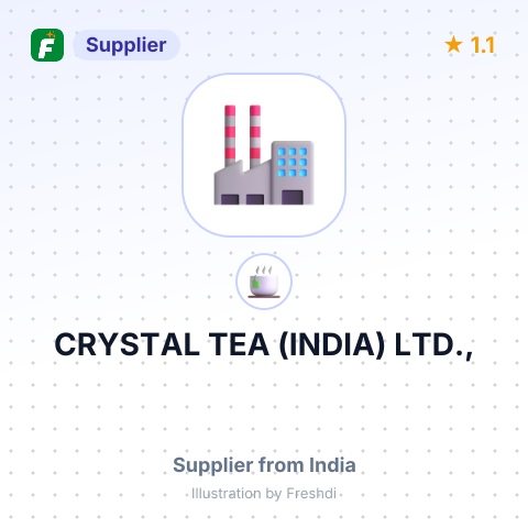 CRYSTAL TEA (INDIA) LTD., – summary card, no photo uploaded yet