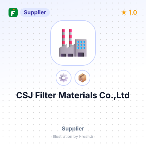 CSJ Filter Materials Co.,Ltd – summary card, no photo uploaded yet