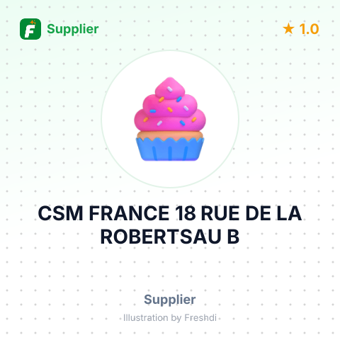 CSM FRANCE 18 RUE DE LA ROBERTSAU B – summary card, no photo uploaded yet