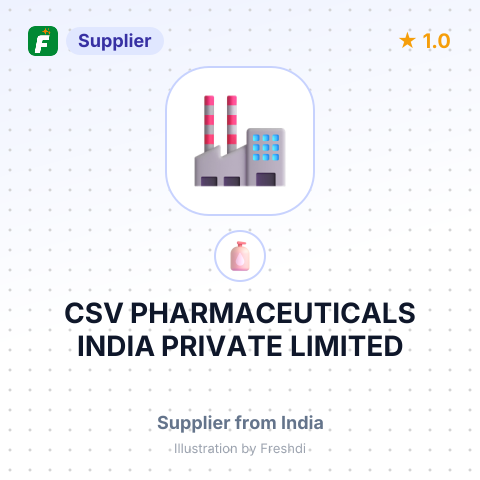 CSV PHARMACEUTICALS INDIA PRIVATE LIMITED – summary card, no photo uploaded yet