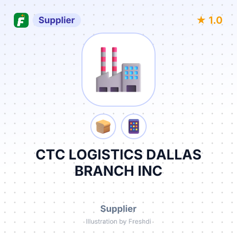 CTC LOGISTICS DALLAS BRANCH INC – summary card, no photo uploaded yet
