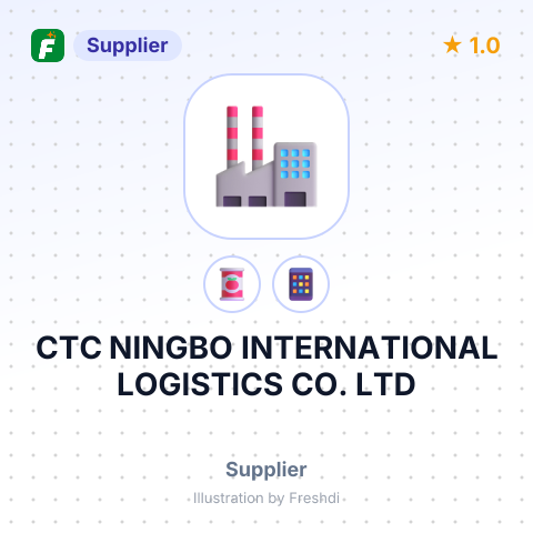 CTC NINGBO INTERNATIONAL LOGISTICS CO. LTD – summary card, no photo uploaded yet