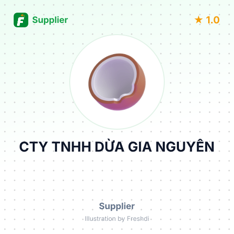 CTY TNHH DỪA GIA NGUYỄN – summary card, no photo uploaded yet