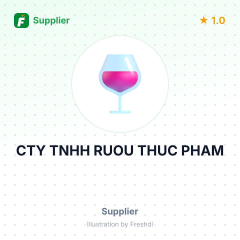 CTY TNHH RUOU THUC PHAM – summary card, no photo uploaded yet