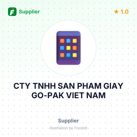 CTY TNHH SAN PHAM GIAY GO-PAK VIET NAM – summary card, no photo uploaded yet