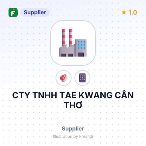CTY TNHH TAE KWANG CẦN THƠ – summary card, no photo uploaded yet