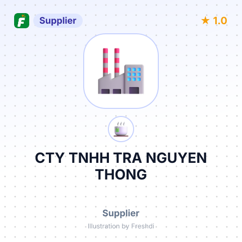 CTY TNHH TRA NGUYEN THONG – summary card, no photo uploaded yet