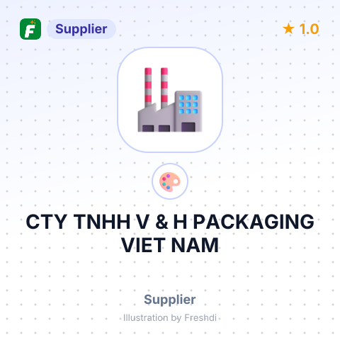 CTY TNHH V & H PACKAGING VIET NAM – summary card, no photo uploaded yet