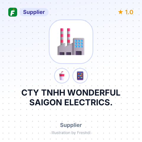 CTY TNHH WONDERFUL SAIGON ELECTRICS. – summary card, no photo uploaded yet