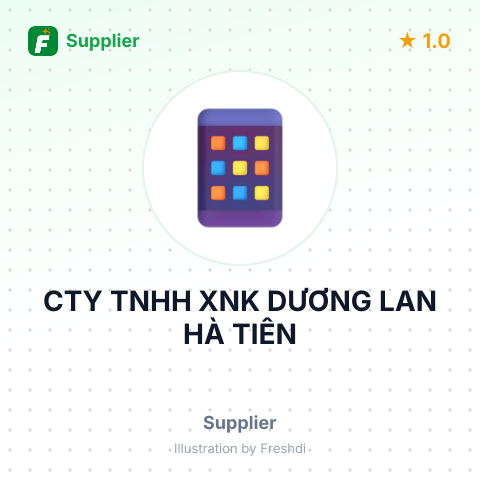 CTY TNHH XNK DƯƠNG LAN HÀ TIÊN – summary card, no photo uploaded yet