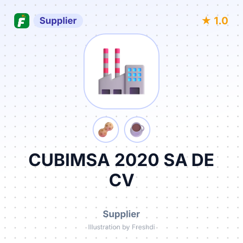 CUBIMSA 2020 SA DE CV – summary card, no photo uploaded yet