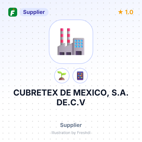 CUBRETEX DE MEXICO, S.A. DE.C.V – summary card, no photo uploaded yet