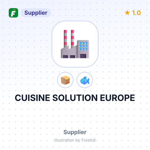 CUISINE SOLUTION EUROPE – summary card, no photo uploaded yet