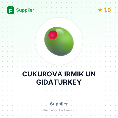 CUKUROVA IRMIK UN GIDATURKEY – summary card, no photo uploaded yet