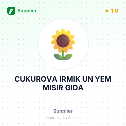 CUKUROVA IRMIK UN YEM MISIR GIDA – summary card, no photo uploaded yet