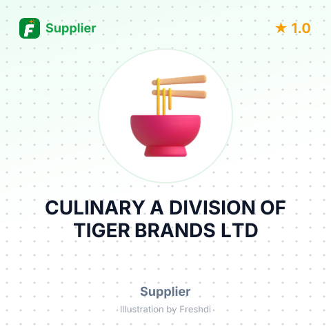 CULINARY A DIVISION OF TIGER BRANDS LTD – summary card, no photo uploaded yet