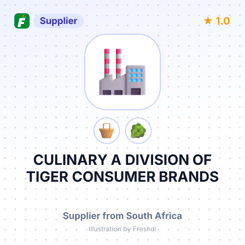 CULINARY A DIVISION OF TIGER CONSUMER BRANDS – summary card, no photo uploaded yet
