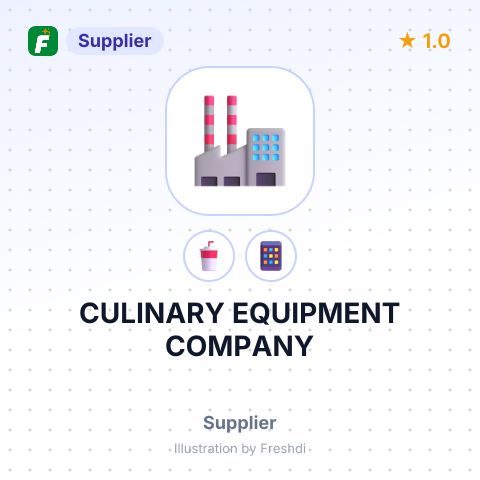 CULINARY EQUIPMENT COMPANY – summary card, no photo uploaded yet